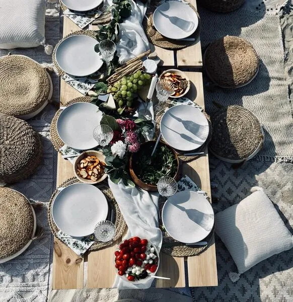 Przyjęcie na plaży piknik w Sopocie